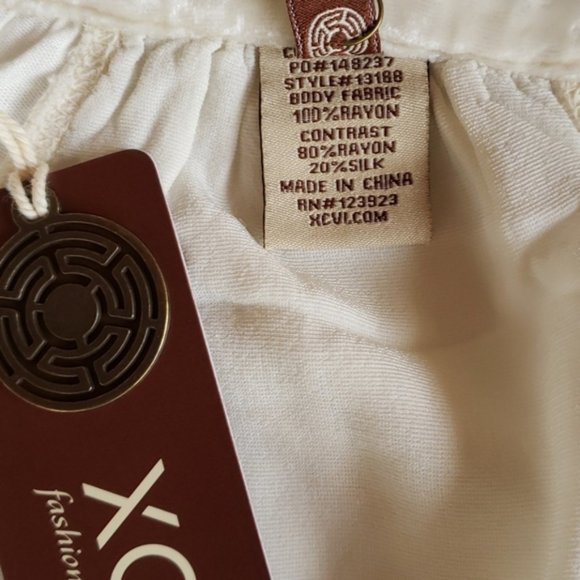 XCVI Velvet Silk Blend L/S Hi-Lo Tee Shirt Top NWT - Picture 8 of 8